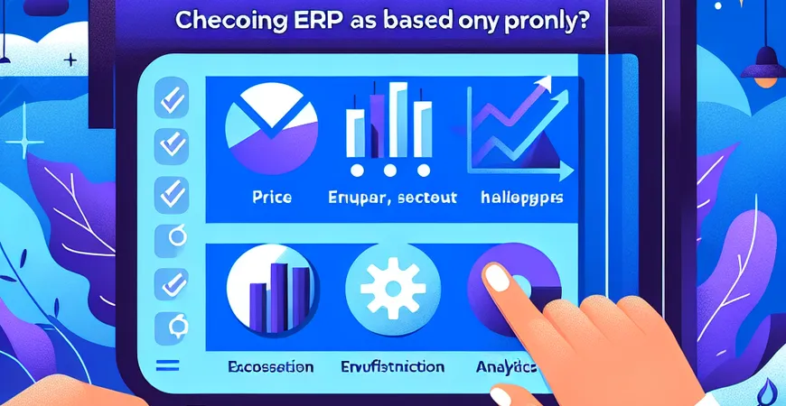 选 ERP 只看价格？这 4 个关键因素同样重要！